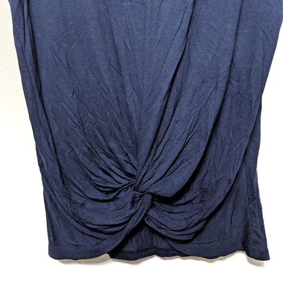 NWT INC International Concepts Twist Front Top Deep Twilight M - Picture 3 of 6